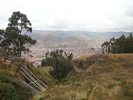 Cuzco vu du site de Q'enqo