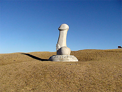 Statue près de Karakorum