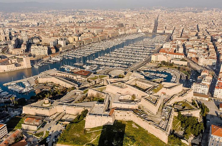 Provence - Citadelle de Marseille : le fort Saint-Nicolas ouvert au public