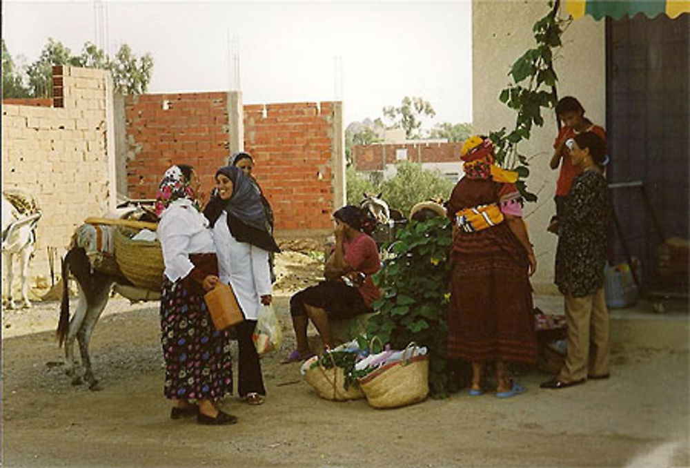 Au marché mélanges de styles et de génerations