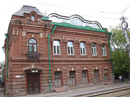 Un bâtiment vieux de Tomsk