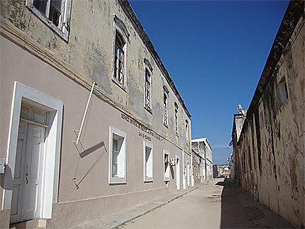 Rue de l'ancienne ville de Mozambique