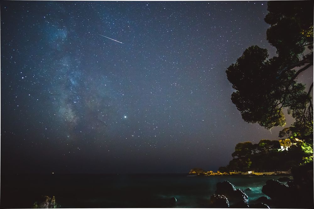 Etoile filante sous le ciel de Bandol