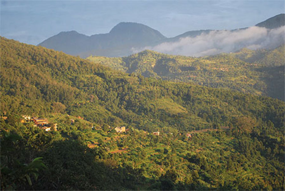 Vue sur les montagnes