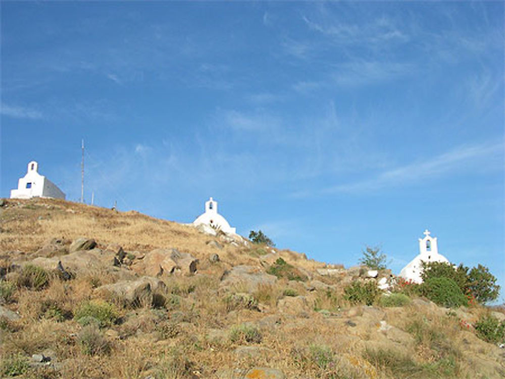 Les 3 chapelles de Chora 