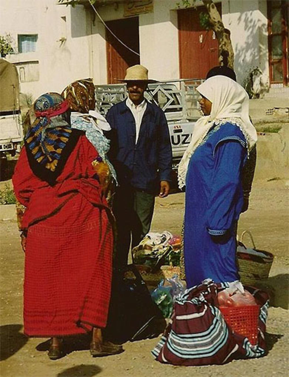 Palabres au marché