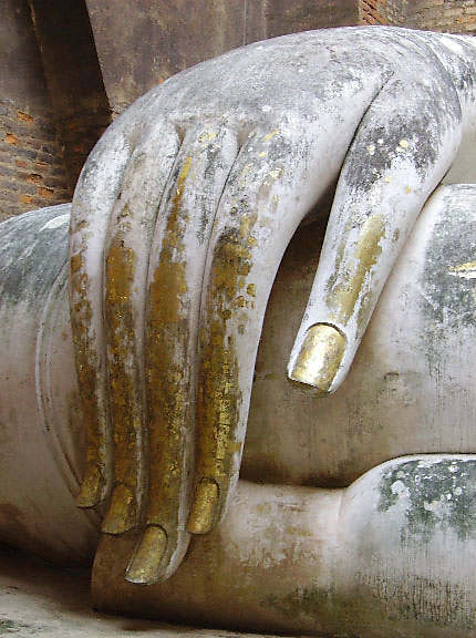 main de bouddha à Wat Si Chum
