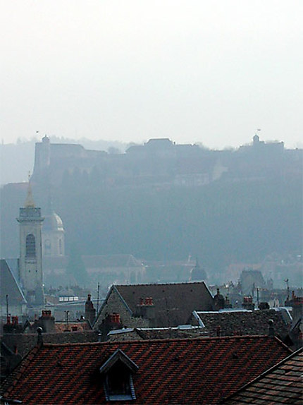 Besançon, les toits du quartier Battant