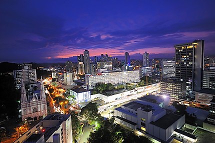Coucher de soleil sur Panama City