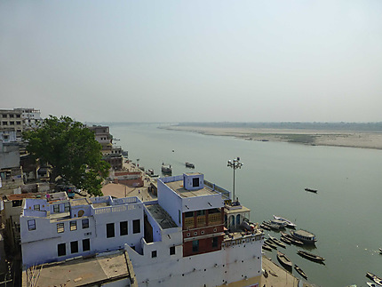 Terrasse sur le Gange