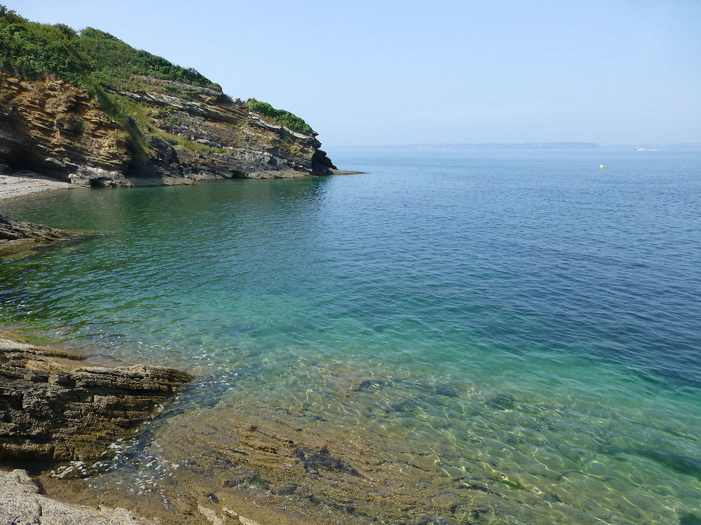 Les eaux claires d'une crique