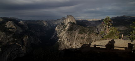 Coucher de soleil à Yosemite 
