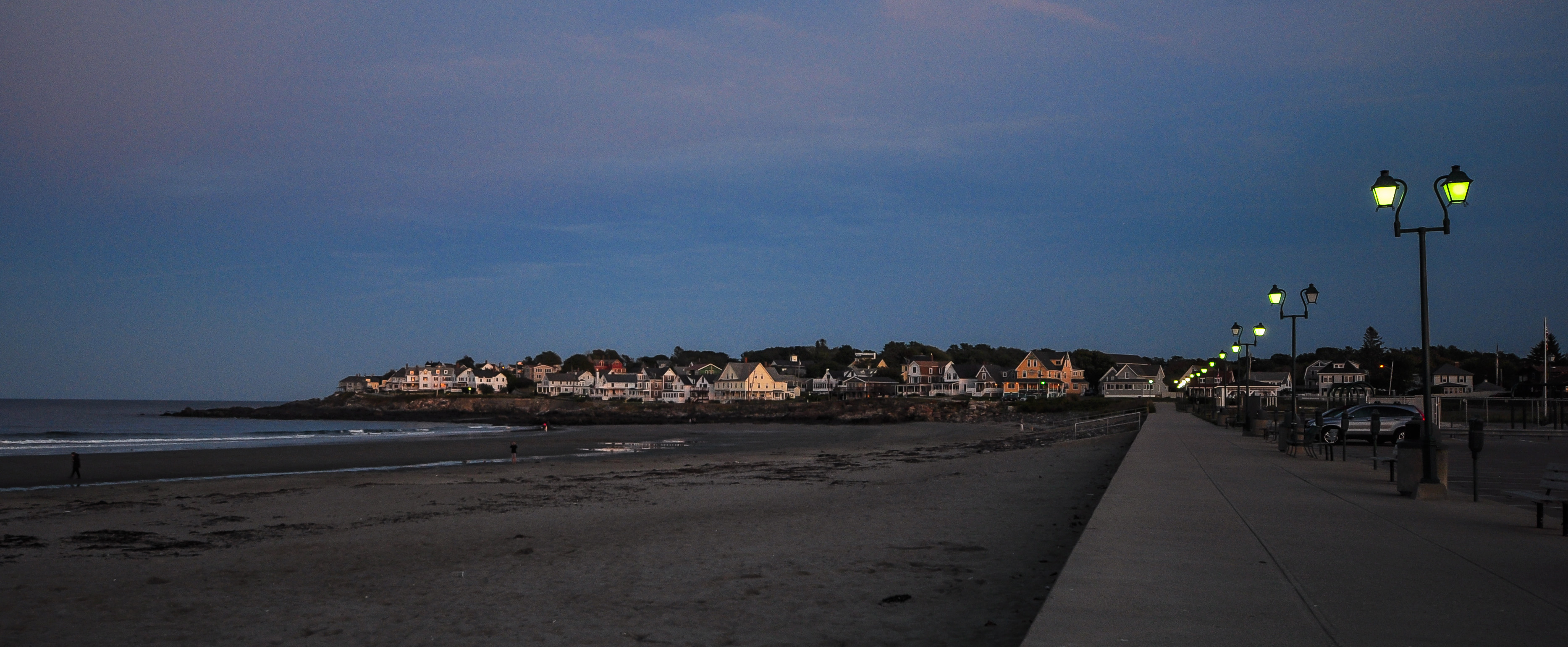 Soirée tranquille sur la plage Soirée tranquille sur la plage