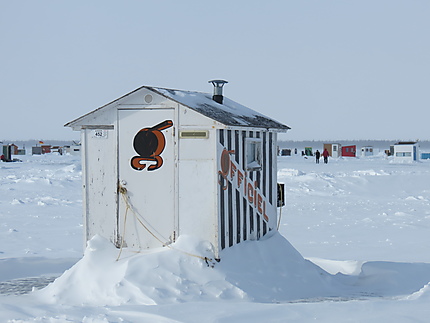Cabane de pêche à Rimouski