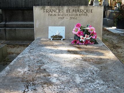 Tombe de Francis Lemarque 