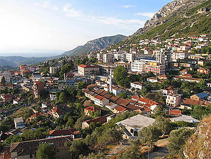Albanie: vue générale de Kruja