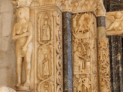 Détail du Portail de la Cathédrale de Trogir