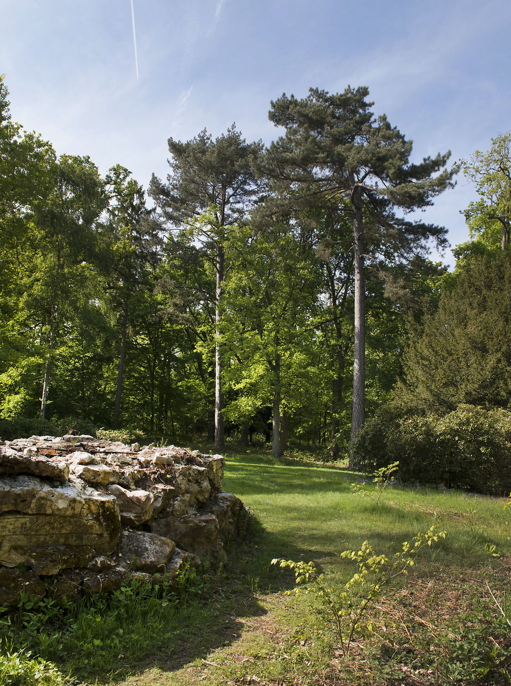 Vue depuis le kiosque chinois, Parc Rousseau