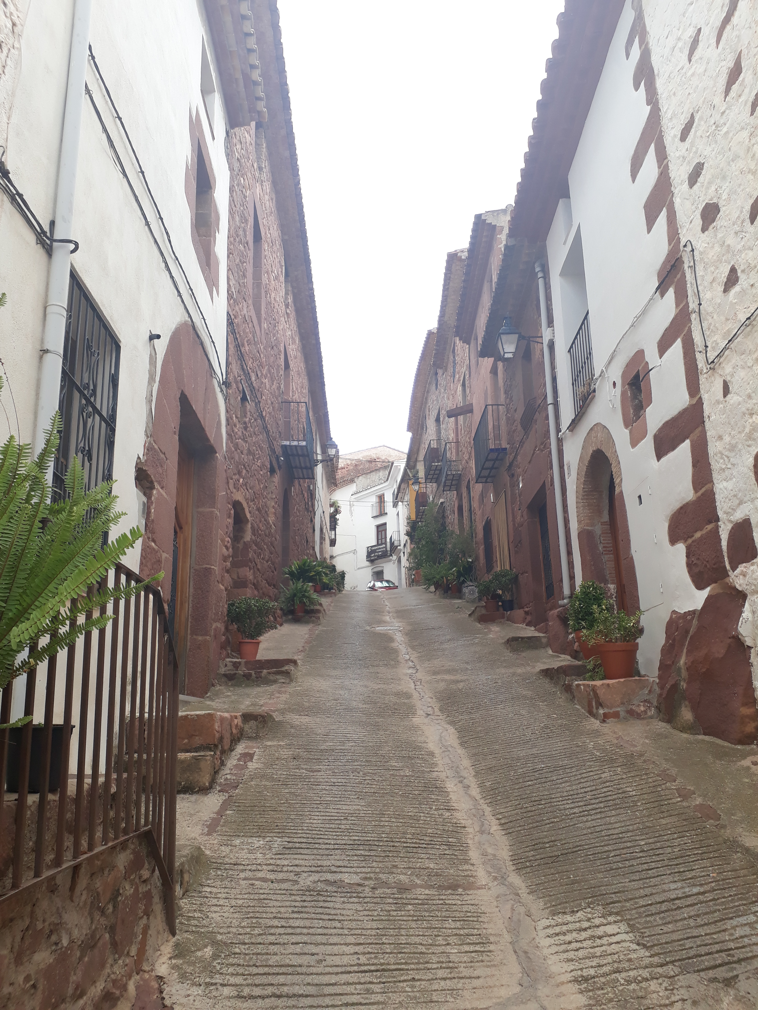 Montée dans Vilafames Montée dans Vilafames