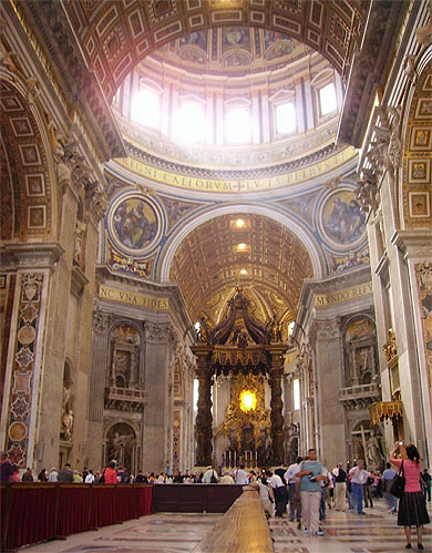Nef de la basilique Saint Pierre Nef de la basilique Saint Pierre