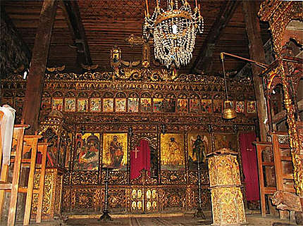 Intérieur chapelle orthodoxe