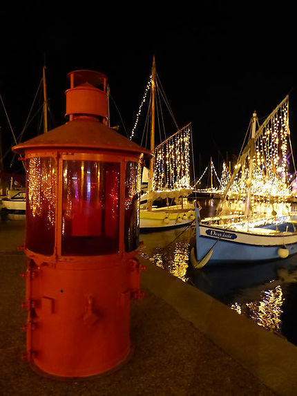 Le port de Sanary et ses illuminations de Noël 