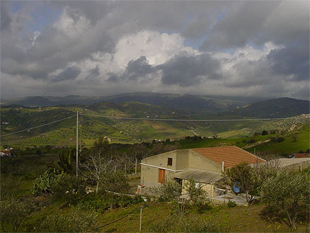 Paysage de Leonforte Paysage de Leonforte