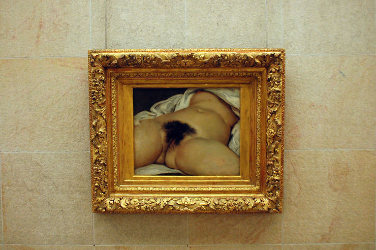 L’Origine du Monde de Gustave Courbet - Musée d’Orsay, Paris 7e