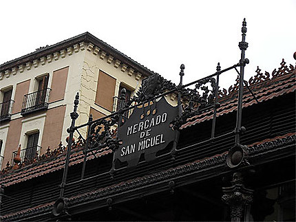 Panneau du Mercado de San Miguel