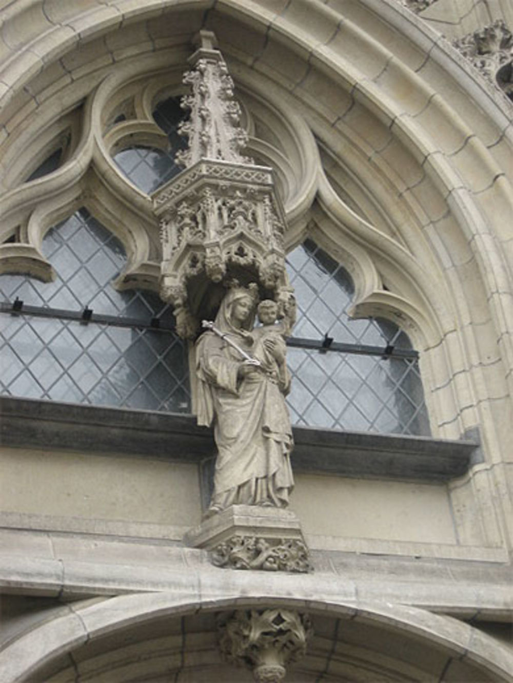 Façade de l'Hôtel de Ville de Louvain