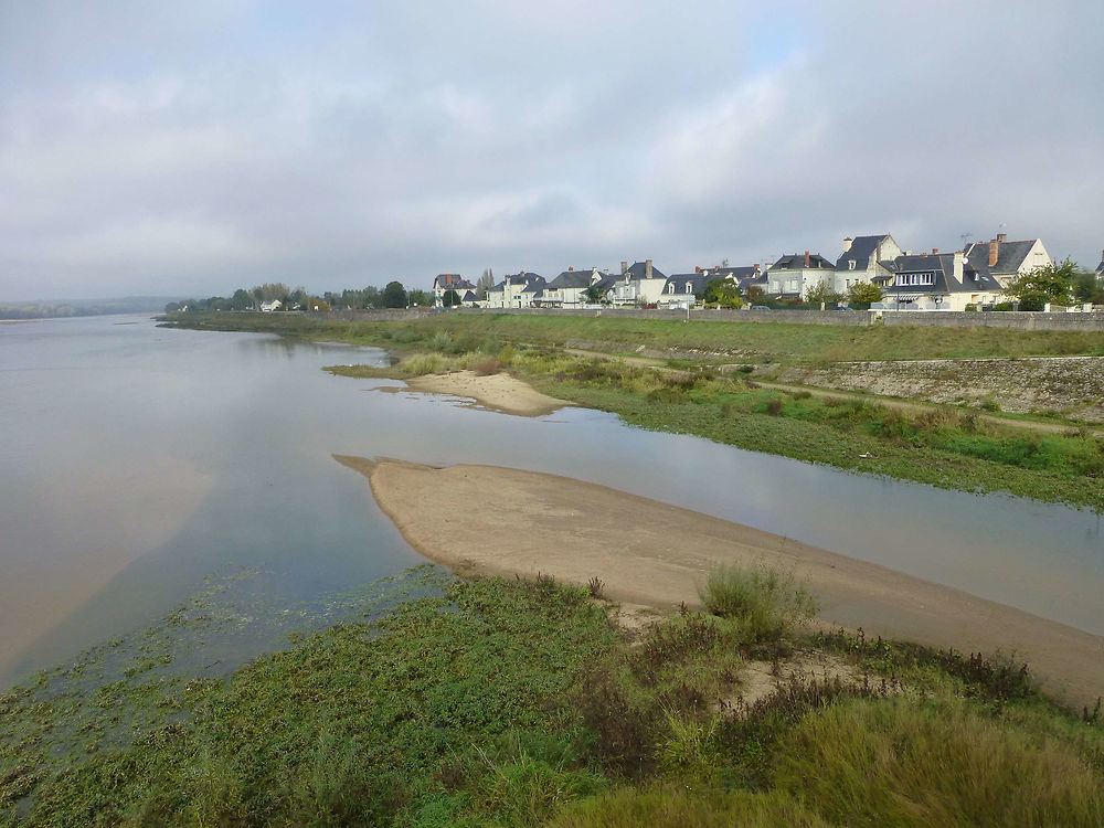 Banc de sable sur la Loire