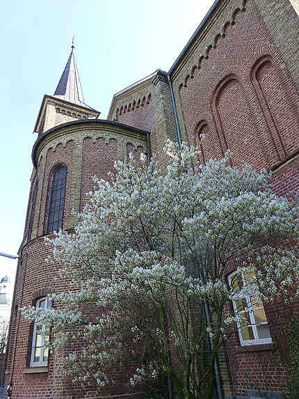 Eglise en brique de Kaiserwerth