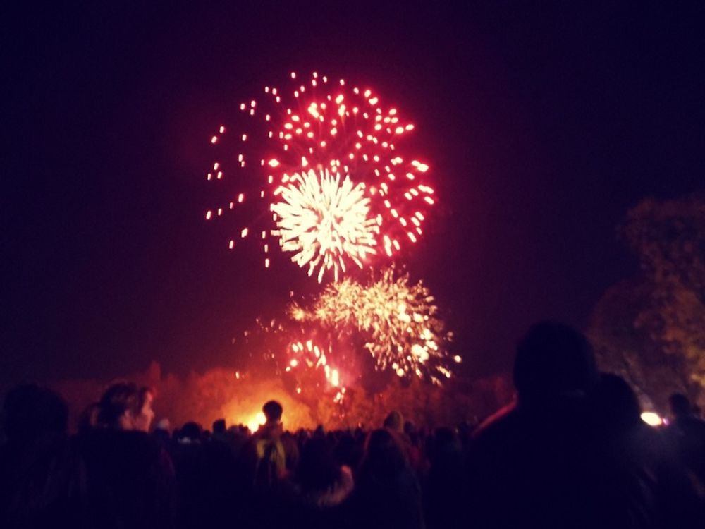 Feu d'artifice pour Bonfire Night