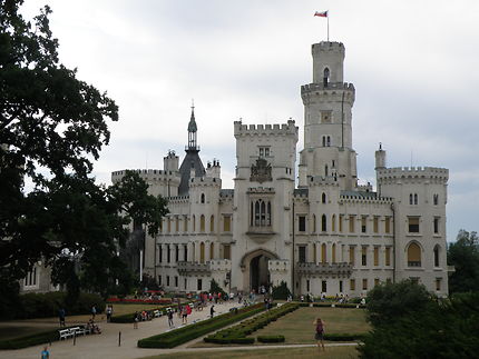Le célèbre château de luboka près de ceske budejov