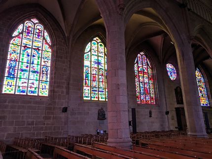 Vitraux de l'église de Fougères