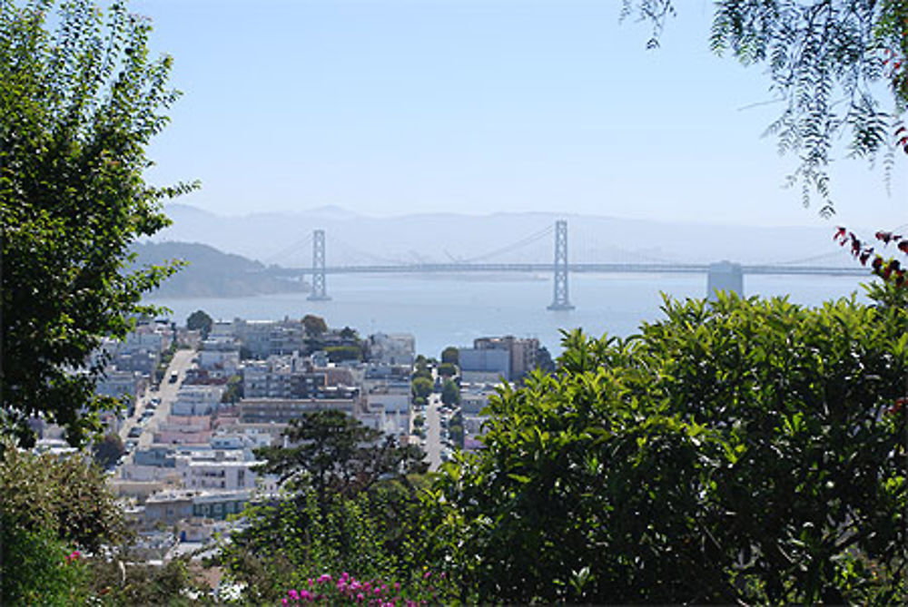 Vue depuis le point le plus élevé de Russian Hill