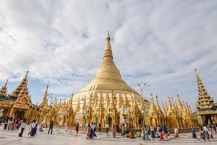 La pagode Shwedagon, Yangon, Birmanie