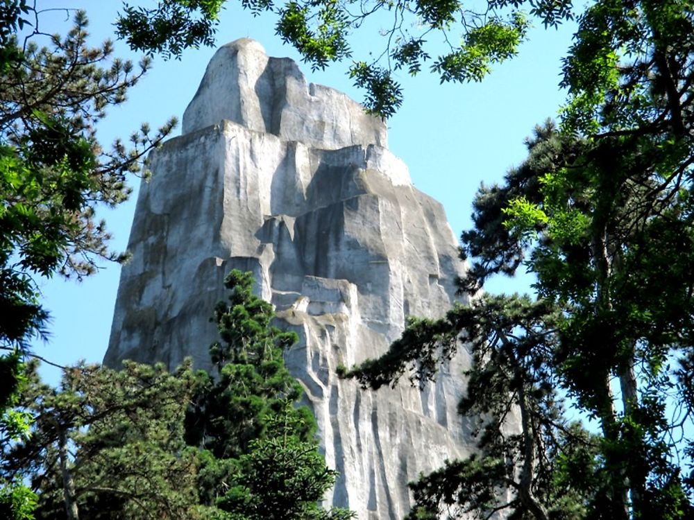 Le rocher du zoo de Vincennes