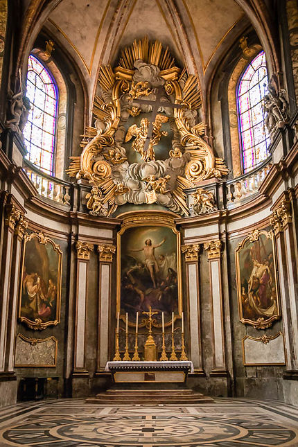 Besançon, Cathédrale St-Jean, Magnifique abside