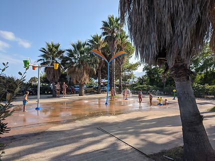 Jeux d'eau à Bastia