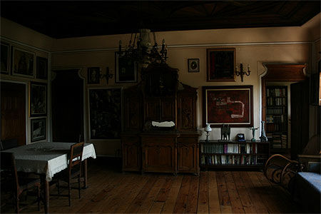 Intérieur de la maison d'Atanas Krastev