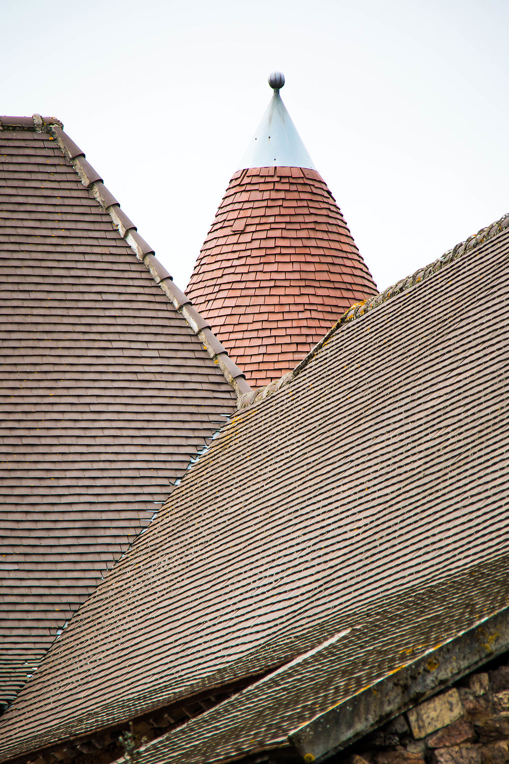 Détail toiture du château