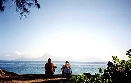Moorea vue de Tahiti
