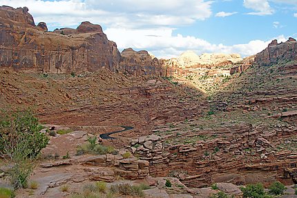 Panorama au nord de Moab