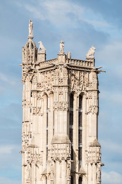 Le haut de la Tour Saint-Jacques, Paris