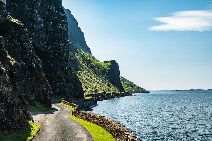 Route de Loch Na Keal, île de Mull, Écosse
