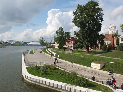 Vue sur le fleuve Svisloc