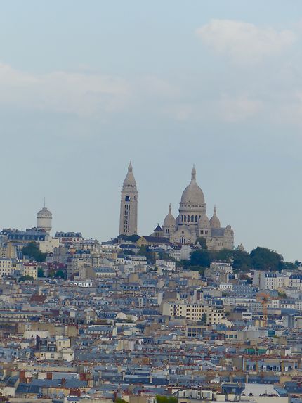 Vue rapprochée de Montmartre