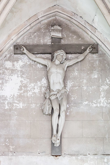 Besançon, Cathédrale St-Jean, Statue de Jésus