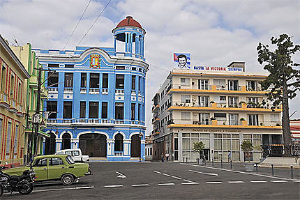 Immeubles colorés
